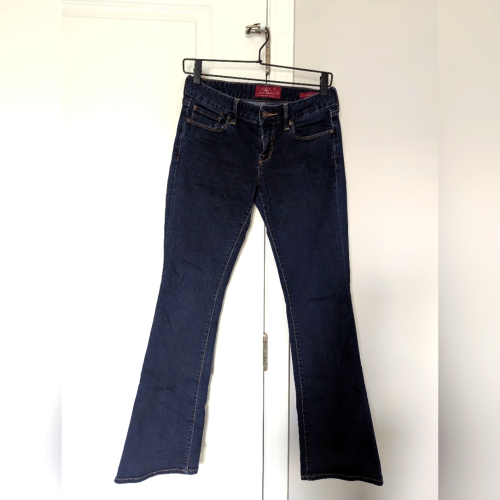 Lucky Brand Leyla Boot, Women's Dark Blue Flared Jeans